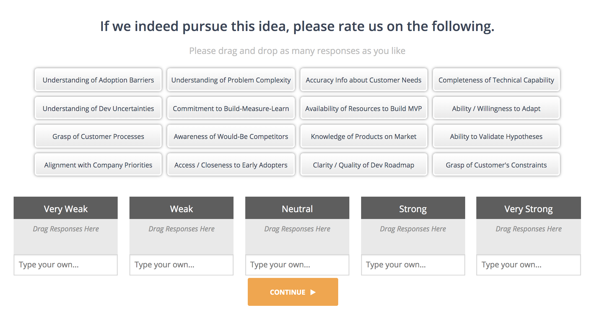 AnswerCloud used to determine how people evaluate strategic risks for the company
